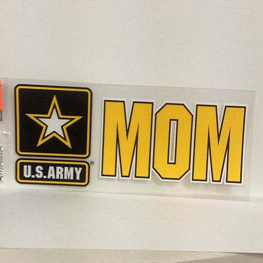 Army Mom Star Window Decal