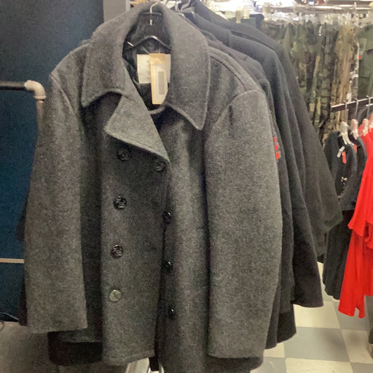 Vintage Pea Coat, Grey 40R, USA