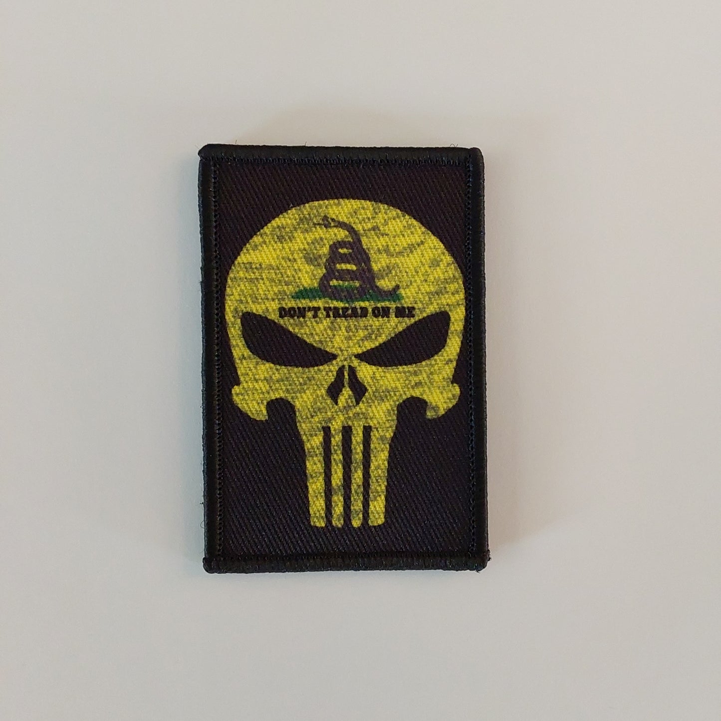 Don't Tread On Me Skull Morale Patch