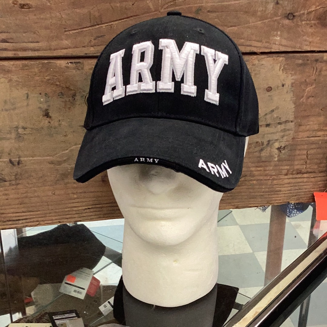 Army ball cap black