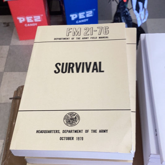 Military Manuals fm 21-76 Survival