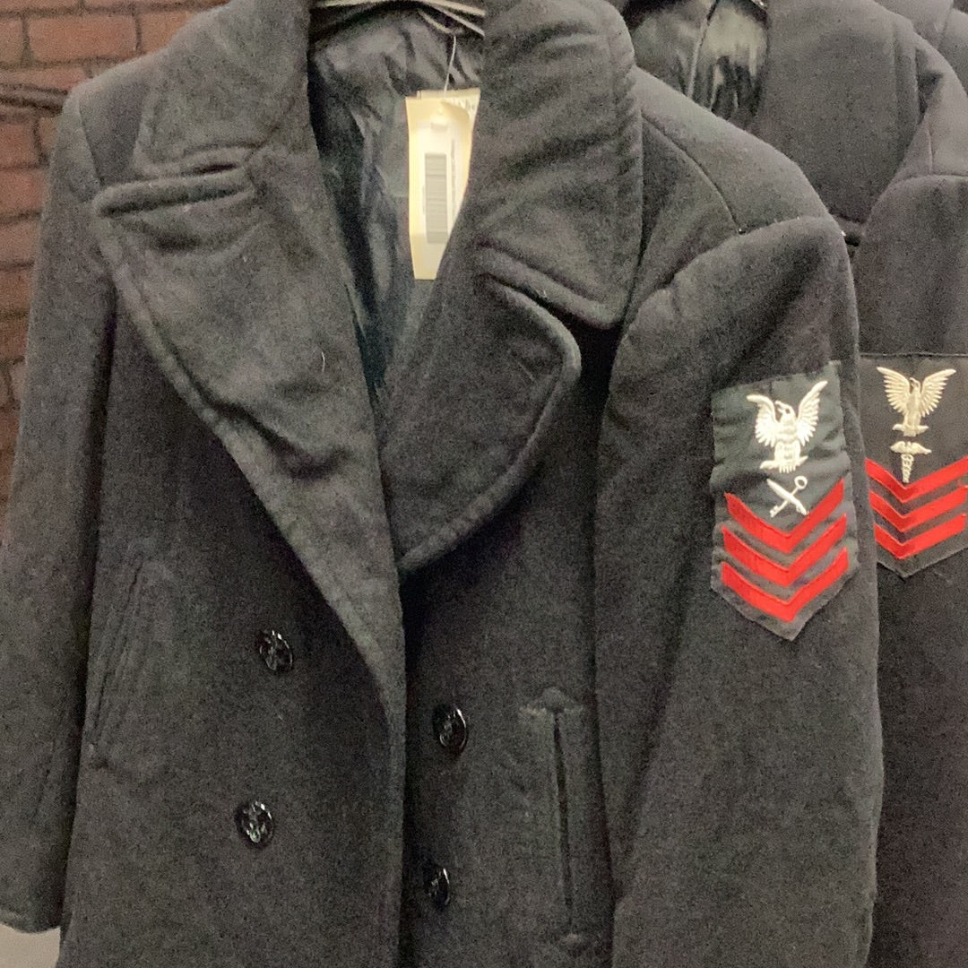Vintage Pea Coat, USN 40S, USA