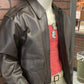 Vintage Leather Bomber Jacket, US Military Style, Imported, Size Medium, Airborne Leathers