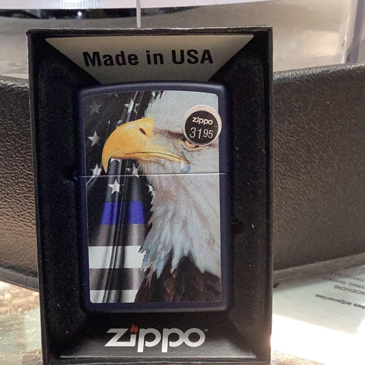 Zippo Eagle with Flag