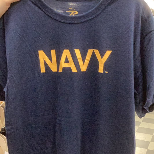 Navy Short Sleeve Graphic T-shirt