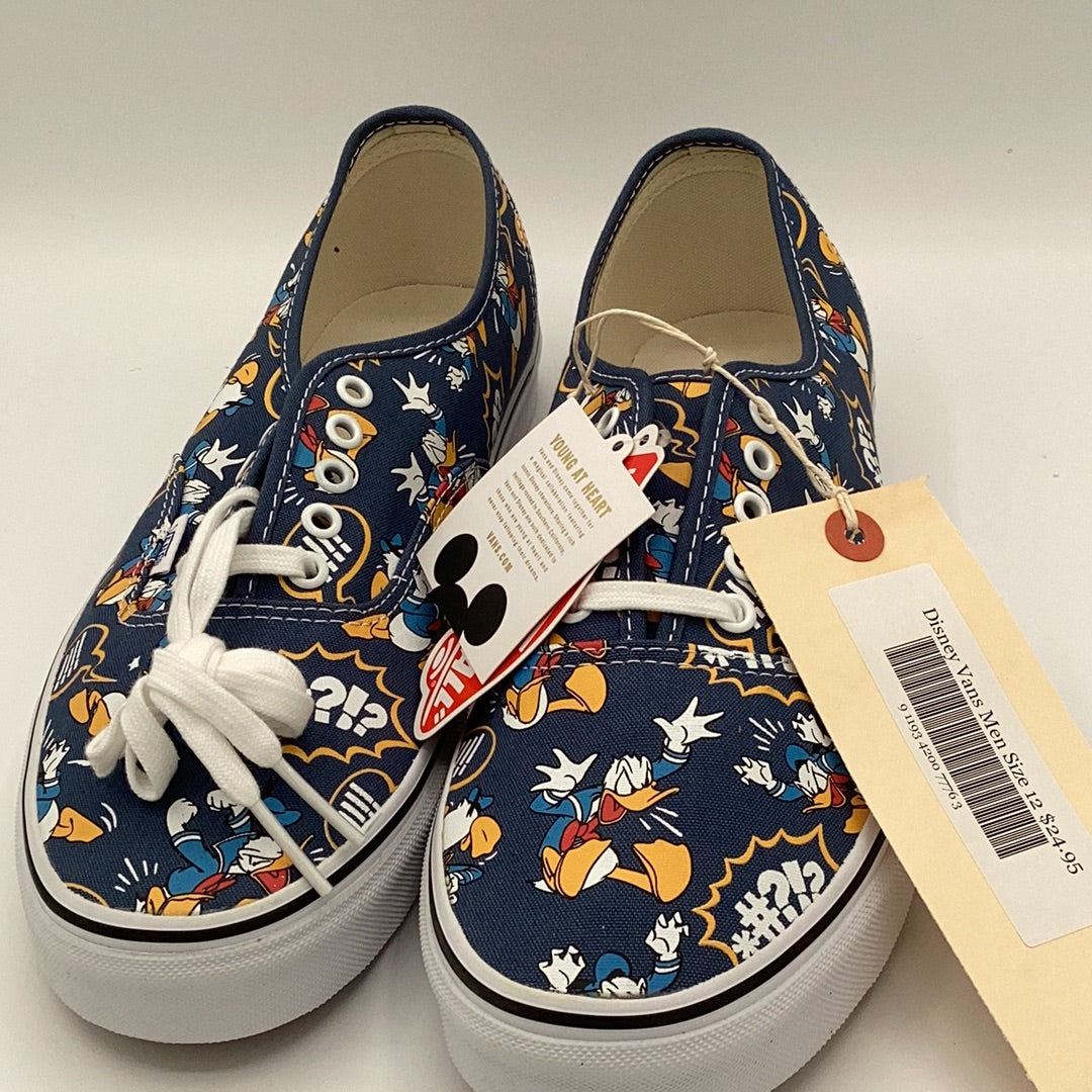 Vans Disney, Donald Duck, Men's Size 12, New with Tags