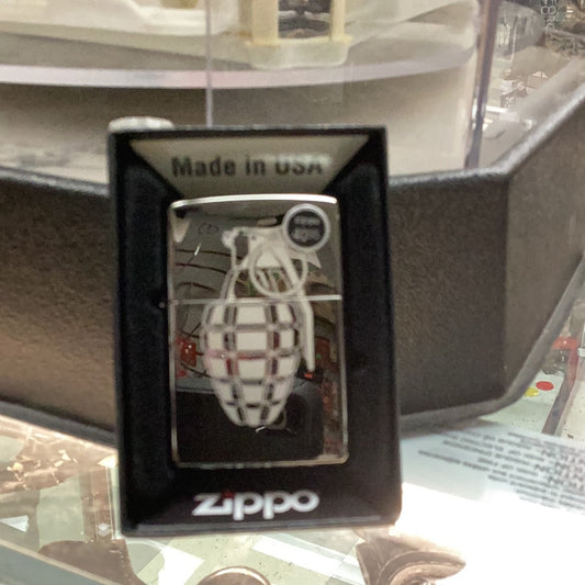 Zippo Grenade Polished
