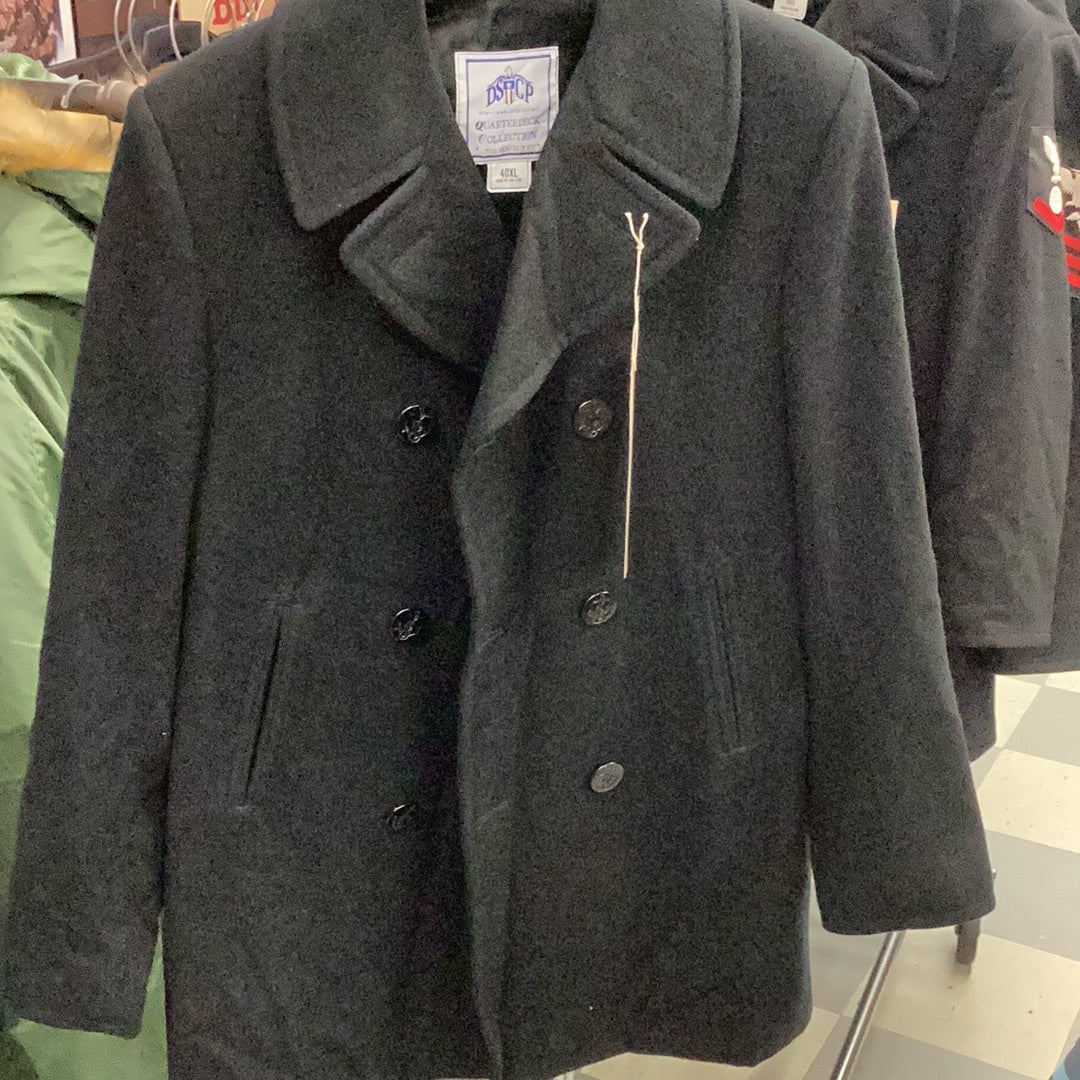 Vintage Pea Coat, USN DSCP 40XL USA