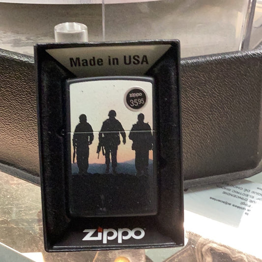 Zippo sunset soldiers