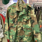 Vintage M-65 Military Issue M-65 Field Coat, Woodland Camouflage, X-Small/X-Short