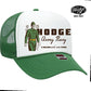 Hodge Trucker Cap with Vintage Style 'Million and One' Logo