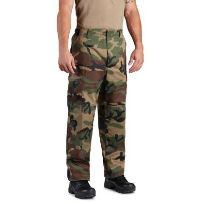Military Grade BDU Trousers, Woodland Camouflage