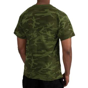 Rothco Green Camo T-Shirt 60/40 Blend