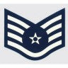 Air Force E-5 Staff Sgt Window Decal