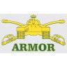 Army Armor Window Decal