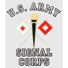 Army Signal Corps Window Decal