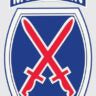 Army 10th Mountain Division Window Decal