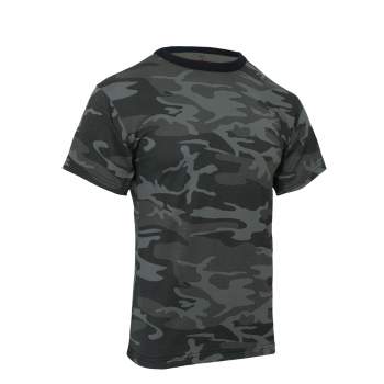 Black Camo Short sleeve T-shirt