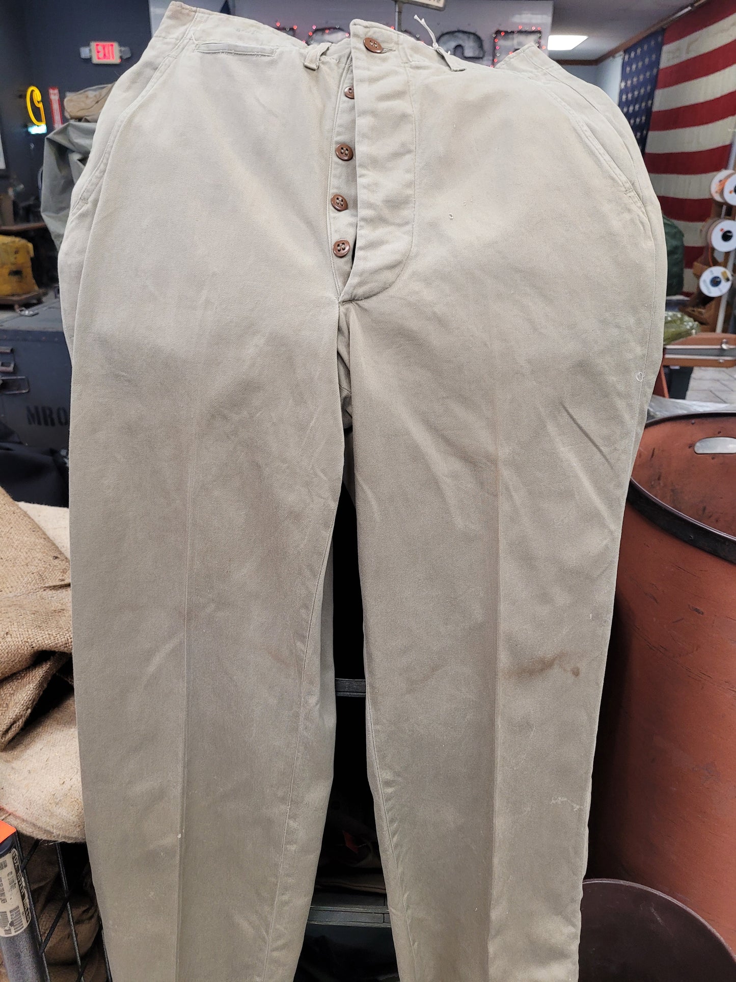 WW II Khaki Trousers