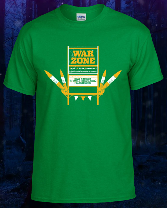 War Zone Filming Location Shirt with Rockets